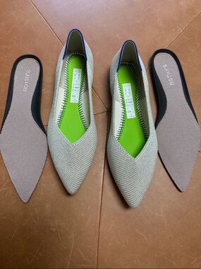 Rothy's The Point II in Diamond Twill NWOT sz 9